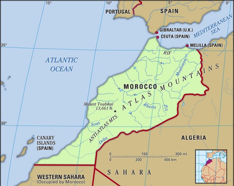 Physical Features of Morocco - Climate and Geography - Morocco Desert ...